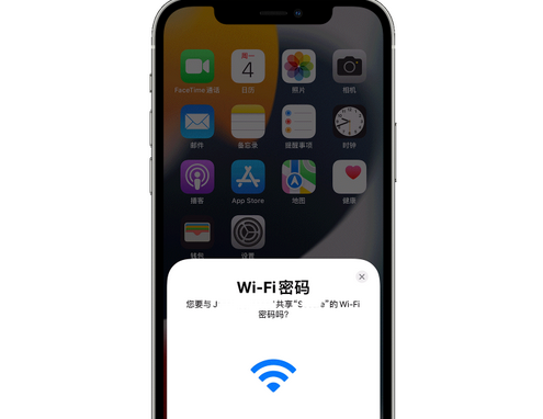 金湾苹果15维修店分享iPhone15如何共享Wi-Fi密码 